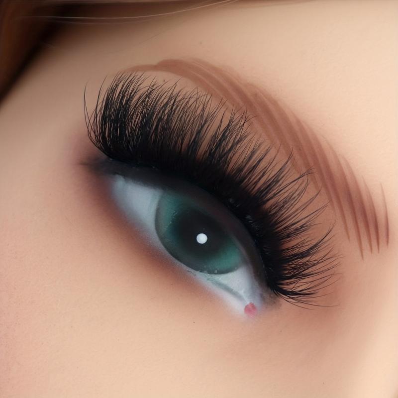 7 Pairs 15mm Thick Curling Fluffy False Eyelashes Cat Eye End Lengthening