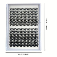 280 Pcs Individual Lashes Cluster Lashes D Curl Wispy Lashes