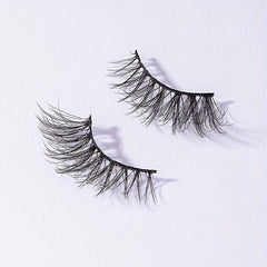 7 Pairs Natural 5D Curly Half Eyelashes 14mm - Lengthening & Thickening