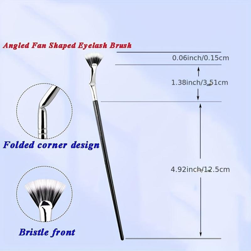 Fan Mascara Brushes Eyelash Eyebrow Makeup Tools