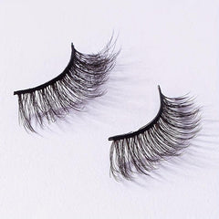 Natural Slender 5D Curly Half Eyelashes 12mm Lengthening Thickening Set