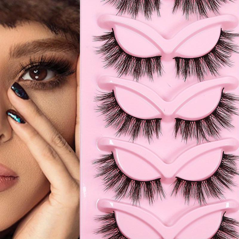 3D Thick False Eyelashes Charming Big Eye Look Wispy Fluffy Lashes