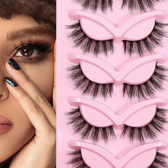 3D Thick False Eyelashes Charming Big Eye Look Wispy Fluffy Lashes
