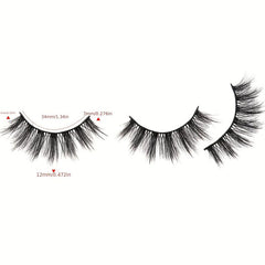 3D Thick False Eyelashes Charming Big Eye Look Wispy Fluffy Lashes