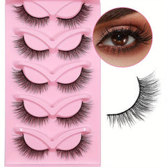 3D Thick False Eyelashes Charming Big Eye Look Wispy Fluffy Lashes