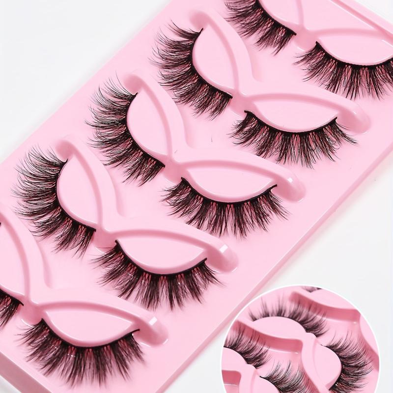 3D Thick False Eyelashes Charming Big Eye Look Wispy Fluffy Lashes