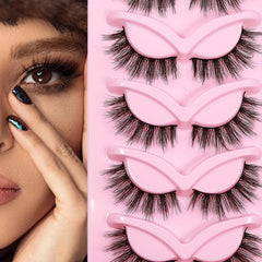 3D Thick False Eyelashes Charming Big Eye Look Wispy Fluffy Lashes
