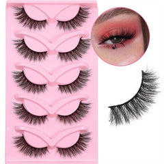 3D Thick False Eyelashes Charming Big Eye Look Wispy Fluffy Lashes