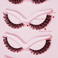 5 Pairs Reusable Faux Mink False Eyelashes Natural and Thick Makeup Lashes