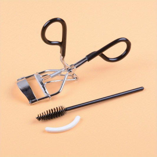 3pcs Wide Angle Lash Curler Set with Comb Pinch Pain - Stainless Steel