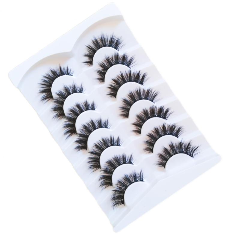 Natural Thick False Eyelashes Long Slender Volume Soft Fluffy Lashes