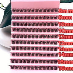10 Rows D Curling Self Grafting Lashes Cluster