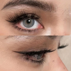 Slim Stem False Eyelashes Short Front Long Back Self-adhesive Lashes