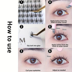 DIY Palm Lashes for Natural Look Eyelash Extensions