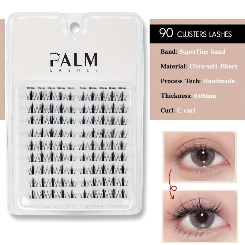 DIY Palm Lashes for Natural Look Eyelash Extensions