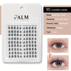 DIY Palm Lashes for Natural Look Eyelash Extensions