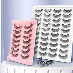 3D Mink Lashes Natural False Eyelashes Soft Wispy Volume Dramatic Long