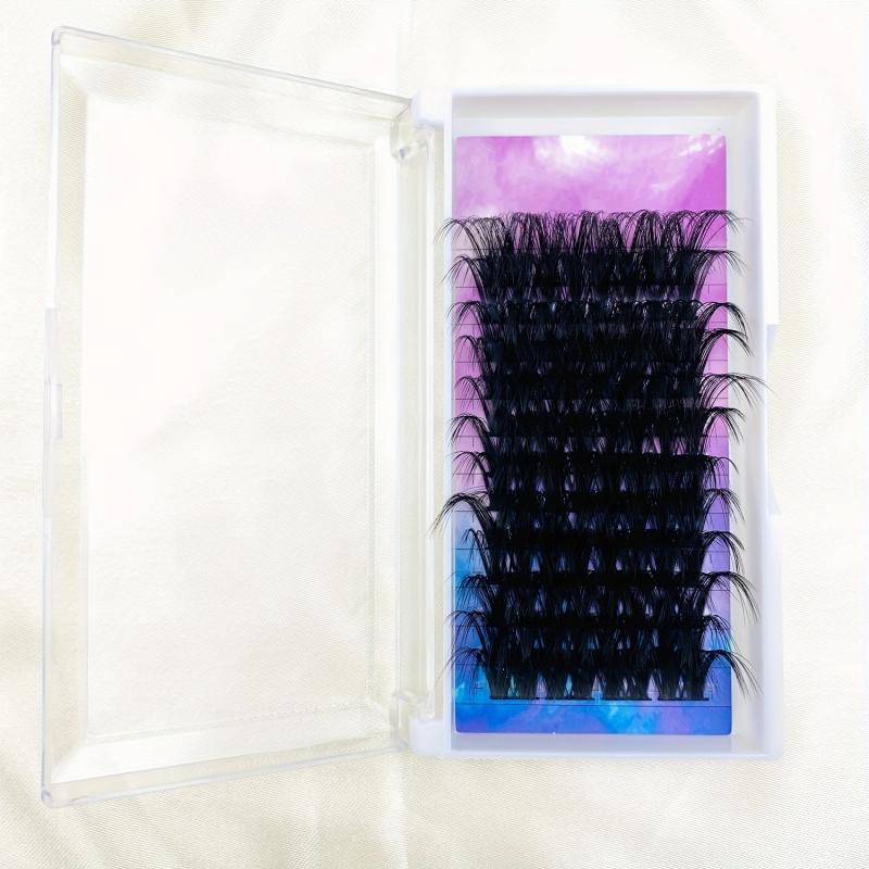 25mm Lashes Clusters DIY Eyelash Extensions D Curl Volume Individual Lashes