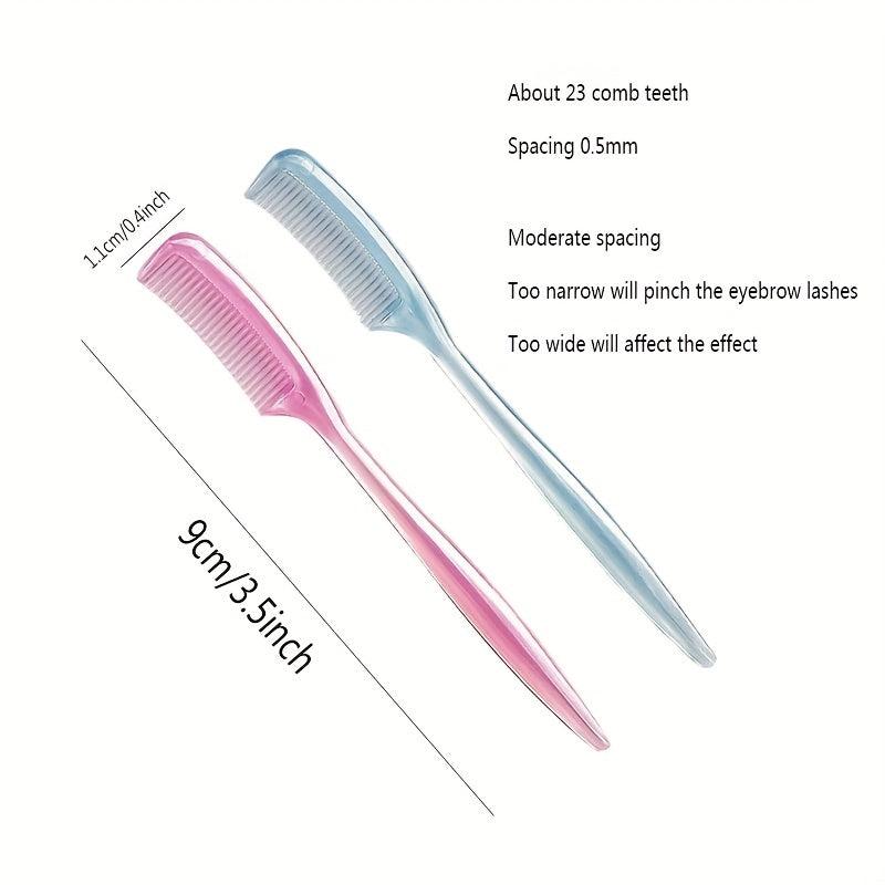 Eyelash Comb & Brush Set for Mascara Application