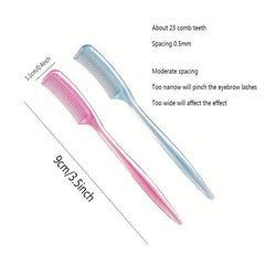 Eyelash Comb & Brush Set for Mascara Application