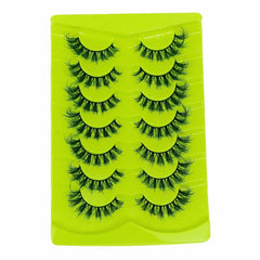 7 Pairs Fairy Style False Lashes Natural Wispy Volume Cat Eye Strip Lashes