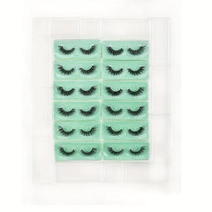 12 Pairs Thick Fluffy Wispy False Eyelashes 15mm Cluster Cross Curling Lashes