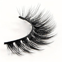 12 Pairs Thick Fluffy Wispy False Eyelashes 15mm Cluster Cross Curling Lashes