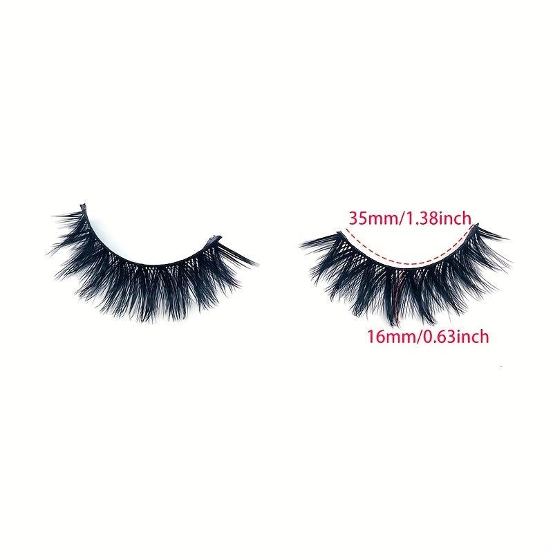 3 Pairs 3D Soft False Eyelashes Thick Fluffy Makeup Tool
