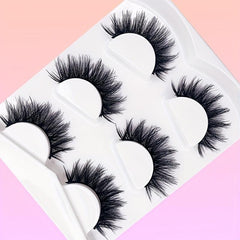 3 Pairs 3D Soft False Eyelashes Thick Fluffy Makeup Tool
