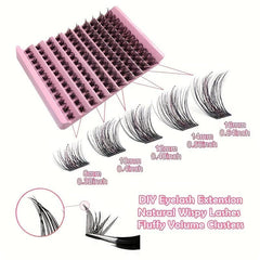 Thick Segmented Lashes Makeup Self Grafting Eyelashes Extension