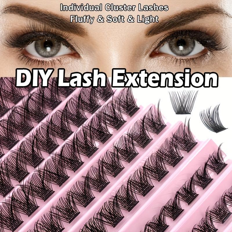 Thick Segmented Lashes Makeup Self Grafting Eyelashes Extension