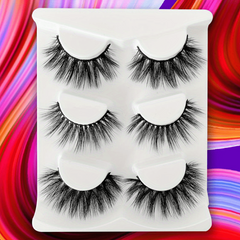 Fluffy Natural Thick Soft Faux Mink False Eyelashes