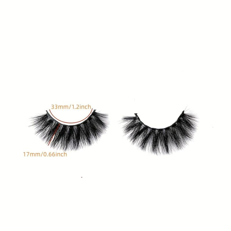 Fluffy Natural Thick Soft Faux Mink False Eyelashes