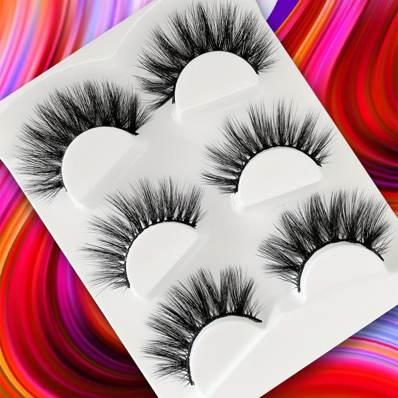 Fluffy Natural Thick Soft Faux Mink False Eyelashes