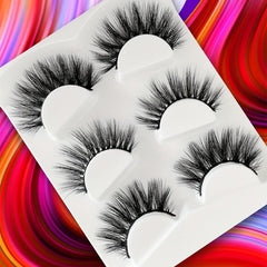 Fluffy Natural Thick Soft Faux Mink False Eyelashes