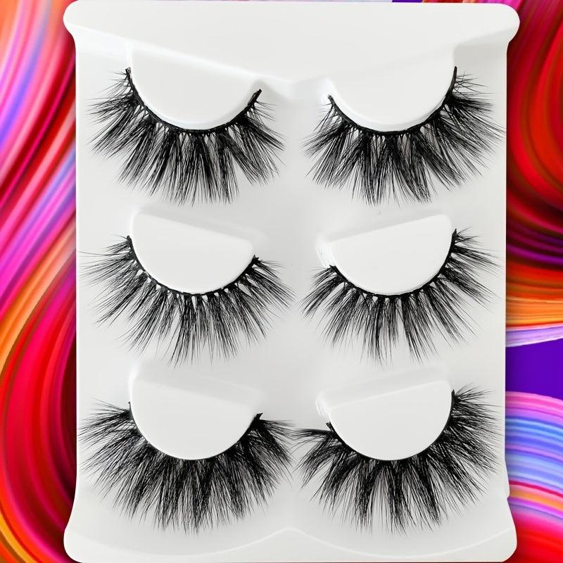 Fluffy Natural Thick Soft Faux Mink False Eyelashes