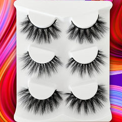 Fluffy Natural Thick Soft Faux Mink False Eyelashes
