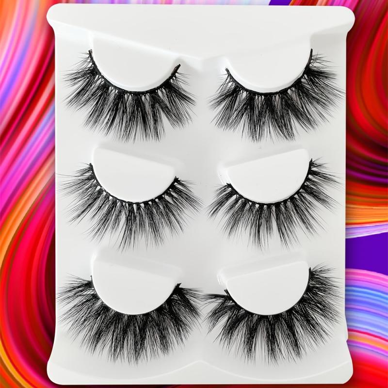 Fluffy Natural Thick Soft Faux Mink False Eyelashes