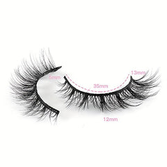 Natural Look False Eyelashes Chemical Fiber False Eyelashes