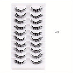 Natural Look False Eyelashes Chemical Fiber False Eyelashes