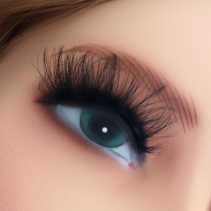 7 Pairs Thick Curling False Eyelashes 18mm Cross Style
