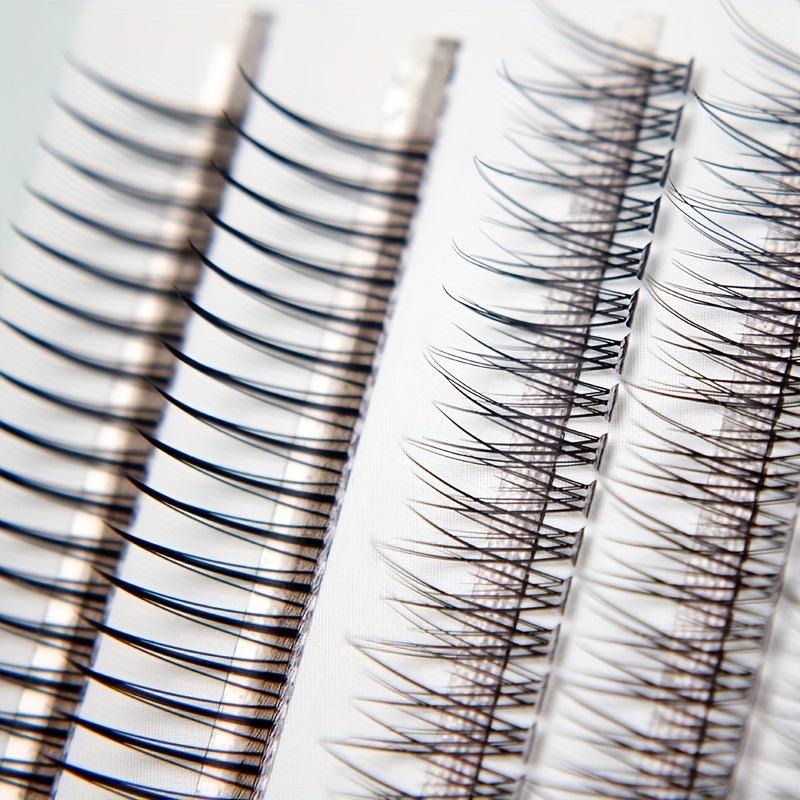 100 200 Clusters Lashes Set Fairy Style Grafting Individual Eyelashes