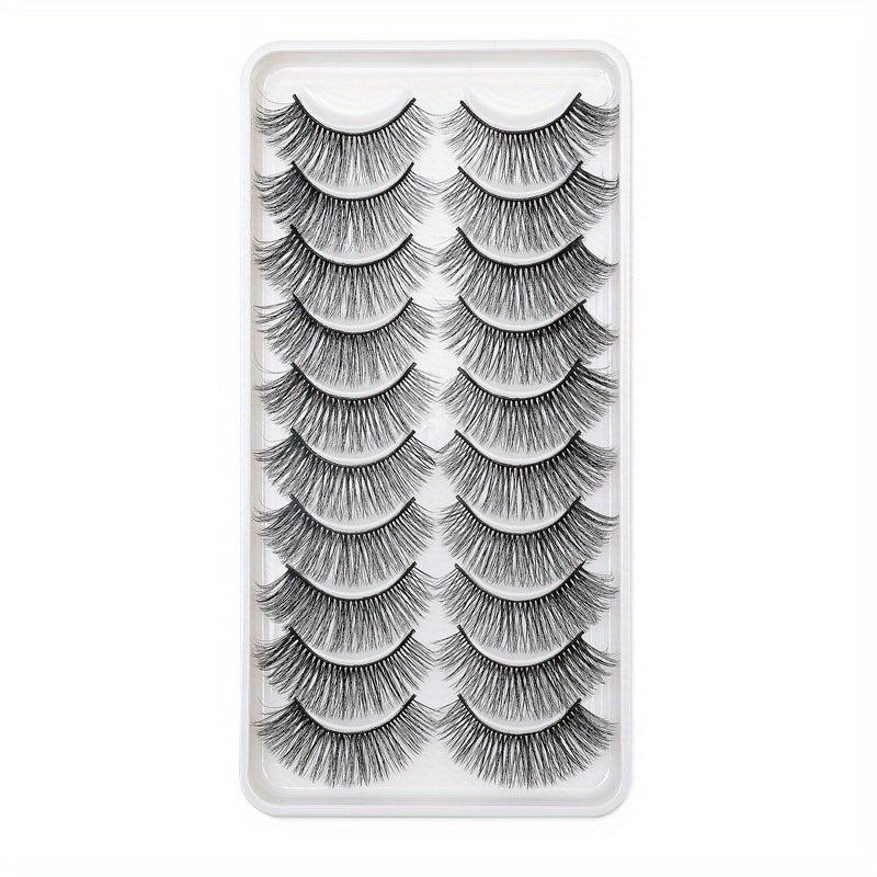 10 Pairs 3D Layer Big Eye False Eyelashes