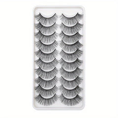 10 Pairs 3D Layer Big Eye False Eyelashes