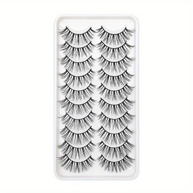 10 Pairs 3D Layer Big Eye False Eyelashes