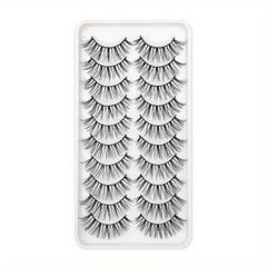 10 Pairs 3D Layer Big Eye False Eyelashes