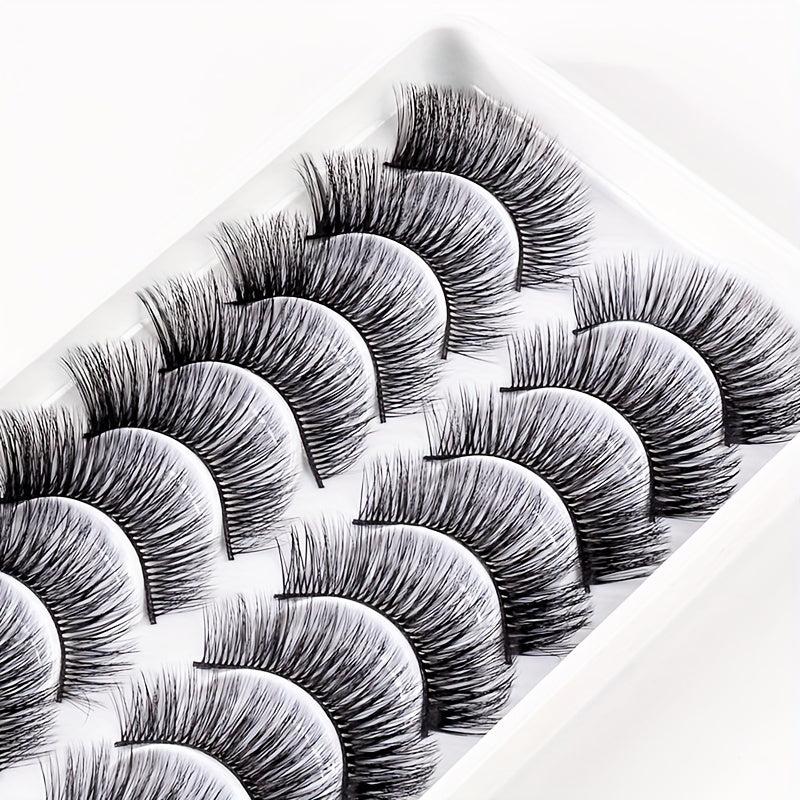 10 Pairs 3D Layer Big Eye False Eyelashes
