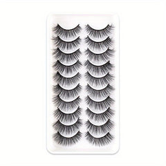 10 Pairs 3D Layer Big Eye False Eyelashes