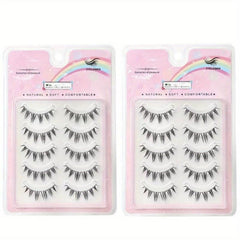 Wispy Manga False Eyelashes Natural Look Short Style TS13
