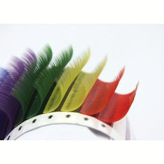 6 Colors False Eyelashes Extension Rainbow 0.1mm Thickness Individual Lashes